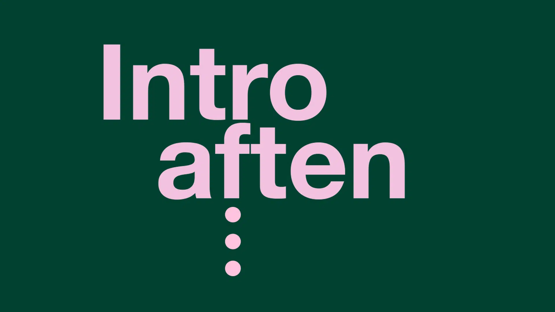 Intro aften grafik Manuvision intro aften